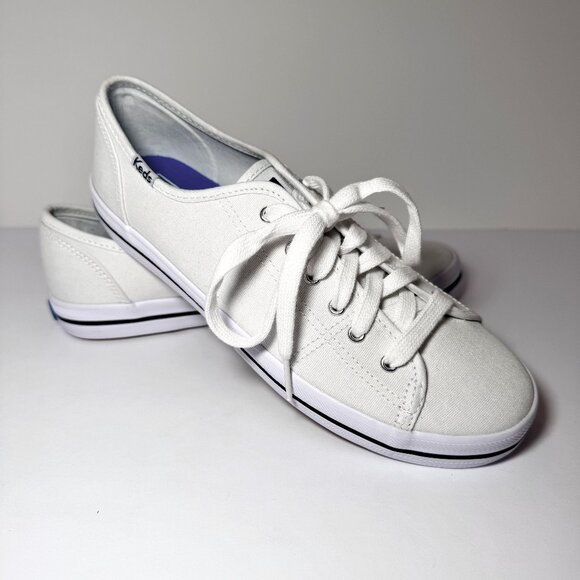 Keds Women's Size 7.5 Lace Up Sneakers, white with Dream Foam - Picture 1 of 15